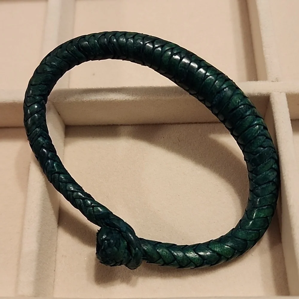 African Braided Leather Bracelet